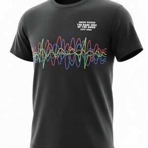 VTG 2006 Roger Waters Dark Side of the Moon Tour Pink Floyd Black T-Shirt L Band